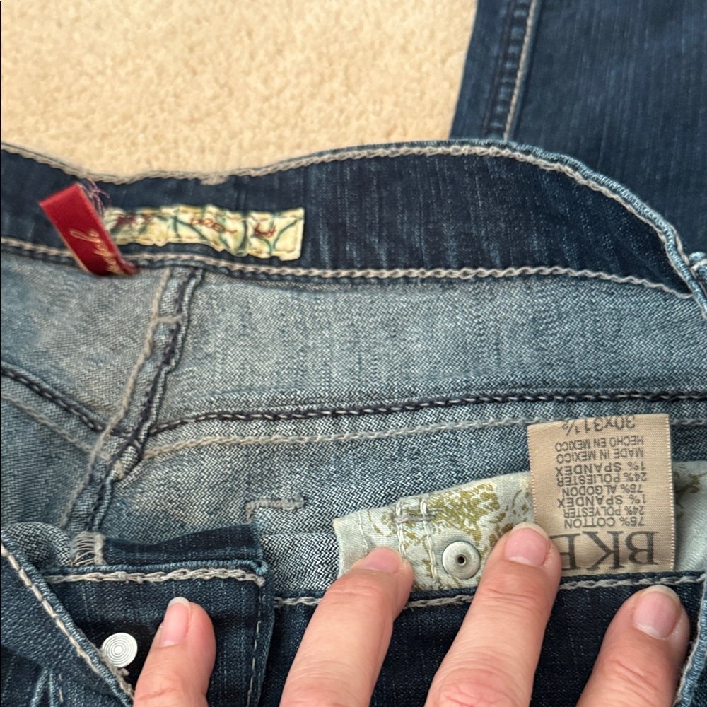 BKE Dark Blue Denim Jeans